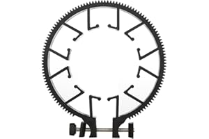 EBTOOLS Focus Gear Ring Follow Focus Gear Follow Focus Gear Accessor Follow Focus Adjustable Zoom Focus Ring Made of Plastic Follow Focus Gear Accessory for 55-65 mm DSLR Lenses