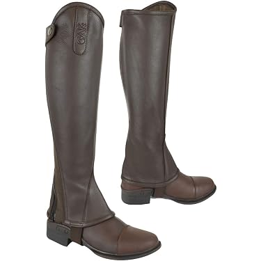 Guêtres D'Équitation Synthétiques Rhinegold Pour Enfant - Rose Et Bleu Avec Motif Étoiles, Toutes Tailles