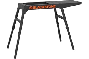 Blackstone 5013 Universal, Metal, Black, Size 17"/22" Leg Stand with Side Shelf is Made to fit Either The 17" or 22" Table Top Griddles