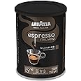 Lavazza, Espresso Italiano Classico, Gemahlener Kaffee, mit Blumigen & Fruchtigen Aromanoten, Ideal für Mokka-Kanne oder Filt