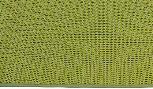 Garden Weather Resistant Garden Tablecloth Wipe Clean PVC Coated Tablecloth Round or Cornered # 1339, Polyester, Apple Green, 130x160 eckig