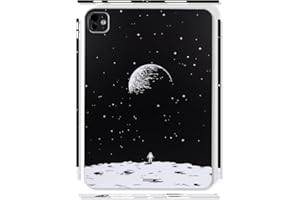 IMMOENUC - Tablet Skin Sticker for 2024 iPad Pro M4 (A2925/A2926) 13 inch Back Decals Protector Film Anti-Scratch Abrasion Resistant with Tablet Side Bezel + Pencil Pro Sticker（Earth Pattern）