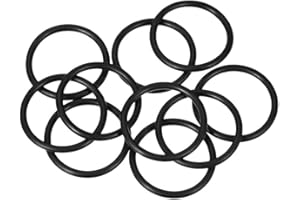 sourcing map Nitrilo Goma Juntas Tóricas 28mm OD 23mm ID 2,5mm Ancho, Métrico Sellado Junta, Paquete 10