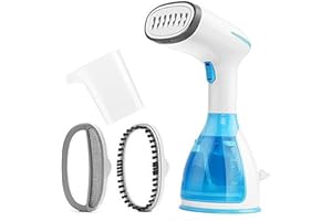 Irishom Vapore, stiratrice Vapore a mano, ferro da stiro portatile 1500 W 280 ml, riscaldamento rapido, stiramento a mano, vapore per vestiti, regalo per festa del mare, regalo per la mamma