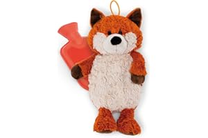 ‎NICI NICI Wärmflasche Fuchs Fridalie 300ml 35cm - orange - Kuscheliges Wärmetier ab 10 Monaten – Plüschtier-Wärmflasche, Wärmebeutel für Kinder und Erwachsene | 61935