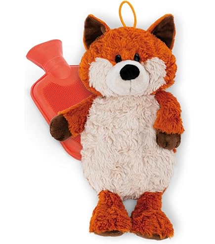 NICI Jouet Peluche Bouillotte Renne Jonte 350ml – 2 En 1 – Peluche Et Bouillotte à Eau Pour Filles Et Garçons I Coussin Chauffant Lit à Partir De 10 Mois – 48336