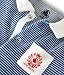 Petit Bateau Baby Boys SARABIE Striped Polo Long Sleeve Onesie, Blue (minéraux/beluga), 3-6 Months (Manufacturer size: 6 mois)
