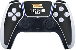 DeinDesign Skin kompatibel mit Sony Playstation 5 Controller Folie Sticker 1. FC Union Berlin Trikot Bundesliga