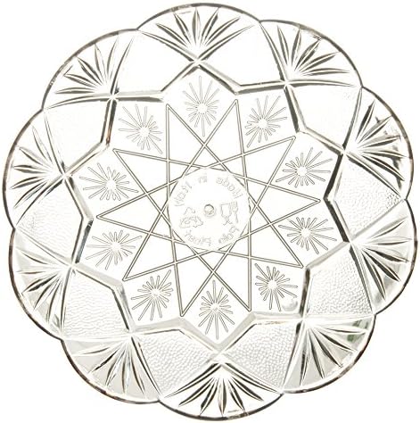 Mashers Stella 27cm Round Disposable Plastic Dessert/Cake Plates – Pack of (120)