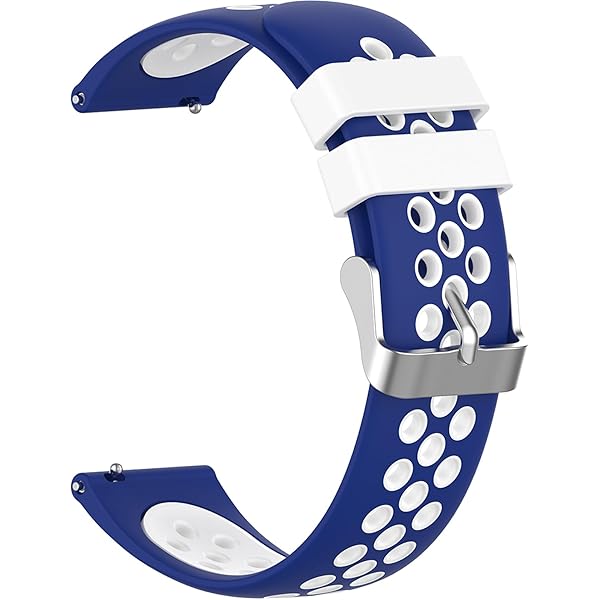 NotoCity Vervangende siliconen polsband voor Garmin Vivoactive 4S, Venu 2S/ 3S, Forerunner 255S/265S, 18 mm voor Vivomove 3S (39 mm), Active S, Move 3S, voor mannen en vrouwen (S, wit