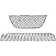 CAR SAAZ Bentley Style 2pcs Front Grill Chrome Compatible with Santro Type 2(2008-2015)