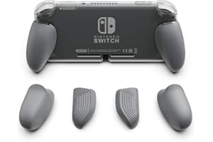 Skull & Co. GripCase Lite: A Comfortable Protective Case with Replaceable Grips [to fit All Hands Sizes] for Nintendo Switch Lite [No Carrying Case]