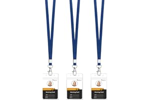 Teskyer Smycz z uchwytem na karty, etui na identyfikator, przezroczysta, wodoodporna, plastikowa, miękka, z zamykanym zamkiem błyskawicznym, niebieska