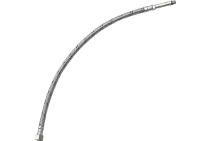 AERZETIX - C51115 - Tubo/raccordo femmina 3/8'' - maschio M10 lavello cucina monoblocco - lunghezza 500mm - tubo di collegamento per miscelatore - tubo di alimentazione sanitaria