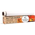 The Honest Home Company | 1Kg Butter Paper Roll | Ideal for Wrapping Roti, Paratha (As seen on Shark Tank) (100 Mtr Pack of 1)