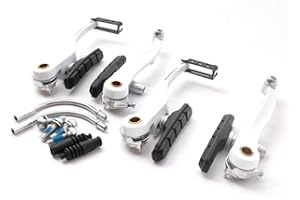 KHEBIKES KHE Promax BMX V-Brake V-Brake Forged Aluminium White Front Rear