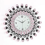 großes wohnzimmer wanduhr mit eisen bepflanzter wanduhr exquisite atmosphäre des europäischen stil wanduhr,f