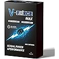V-Force MAX 10 Pills for Men Extra Strong - Boosted Enhanced Strength & Firmness - Stronger & Harder Performance for Prolonged Results Food Supplement Tablets UK