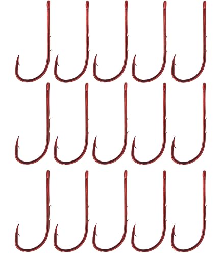 Hameçons Gamakatsu 3113R N°4 – Lot De 25 – Spécial Poisson Plat, Rouge, Œillet, 1 Ardillon – Pêche En Mer - 7