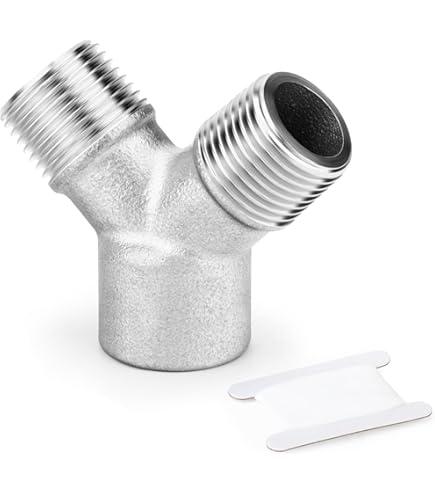 Connettore A T In Ottone Cromato 3/8" - Raccordo Per Valvole Con Guarnizione, Ideale Per Impianti Idraulici - Foto 10