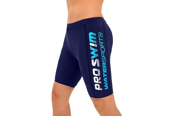 Veranobreeze Maillot de Bain pour Homme Jammer Natation Compétition Pantalon Endurance Long Racing Training Maillot de Bain