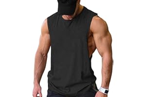 COOFANDY Tank Top Herren Gym Bodybuilding Shirts Ärmellose Muskelshirts Männer