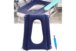 EDWERD HXCH Coussins gonflables pour Personnes âgées - Coussin de siège Anti-escarres en Daim Accessoires d'allaitement pour Fauteuil Roulant pour Le soulagement de la Douleur