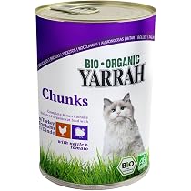Yarrah Bio-Katzenfutter Pate Mit Huhn, 400 G – 6er Pack Für Ausgewogene Ernährung