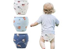 DIFLAX 3 Pièces Culotte Apprentissage Propreté, Culotte d'apprentissage, Enfant, Garçons et Filles, Propreté pour Garçons et Filles de 2-5 Ans