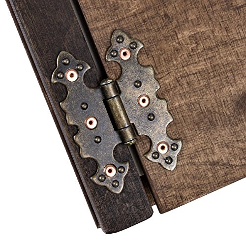 Gästebuch für jeden Anlass neutrales Holzgästebuch 100 ecrü farbende Innenseiten - 3