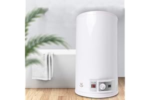 BURUIYOTEN Water Heater Hot Water Tank with Shower Set Water Boiler Smart Control Boiler LED Electric Boiler Storage Tank Heat Shower Kit Bathroom Electric Heating Water Heater Set Electric Boiler