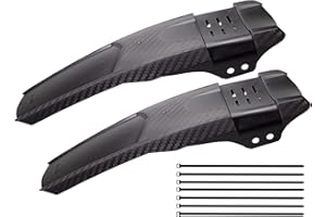 ZUKKA Juego de Guardabarros de Bicicleta Delantero y Trasero Universal para Bicicleta de Montaña Bicicleta de Carreras Adecuada para Bicicletas de 20-29 Pulgadas