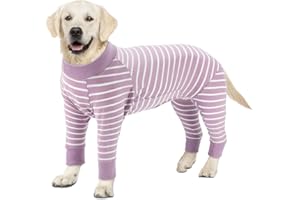 RANYPET Einteiler für Hunde, Schlafanzug für Große Mittelgroße Hunde zur Erholung, Hundebody Nach Op, Chirurgischer Genesungsanzug für Hunde, Anti-Lecken, Wundschutz, Hund Halskrause Alternative, 7XL