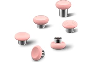 EASEGMER Ersatz-Daumensticks für Xbox One Elite Controller, 6-in-1 Original Metall Magneti Swap Joysticks Set, Reparaturwerkzeug Zubehör Kit für Xbox Elite Controller Serie 2 Modell 1797 (Koralle)