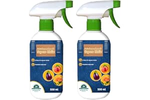 AGRIBIOS Sapone Molle di Potassio Spray Pronto all'Uso 2x500 ml - Insetticida 100% Biologico Biodegradabile per Afidi Cocciniglia Acari - Fumaggine Melata Insetti - Potenzia Le Difese dalla Pianta