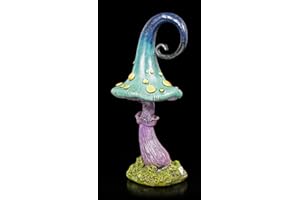FIGUREN SHOP Gatren Figurine de jardin en forme de champignon – Mauvais magique – Figurine de forêt magique