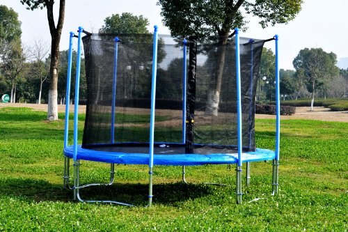 FA Sports Gartentrampolin mit Sicherheitsnetz Flyjump Monster II, blau, 366 cm, 1221 - 2