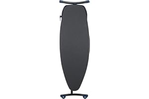 ‎DUWEE Duwee Deska do Prasowania z Kółkiem, Deska do Prasowania do Stacji Parowej, Odporny na Ciepło Pokrowiec, Ciężka składana Noga, 46 x 135 cm, Czarna