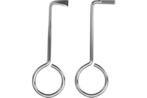 YCICHE 2 Stück Dietrich Set Profi, Buntbartschlüssel Universal, Universalschlüssel für Zimmertüren, aus Edelstahl Bartschlüssel Dietrichset, Öffnet nahezu jede Tür, Schlüsseldienst Türöffner Schlüssel