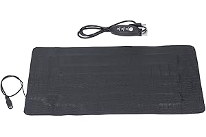 Qcwwy Seedling Heat Mat, Plant Heating Pad 8.5w Germination Station Heat Mat Adjustable Temperature Rapid Warm Hydroponic Heating Pad for Seed Germination Indoor Gardening (3318)