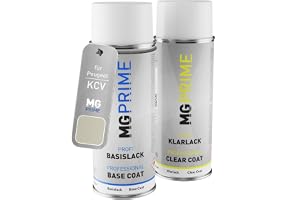 MG PRIME Billack sprayburk för Peugeot KCV Or Blanc Nacre Metallic +1K