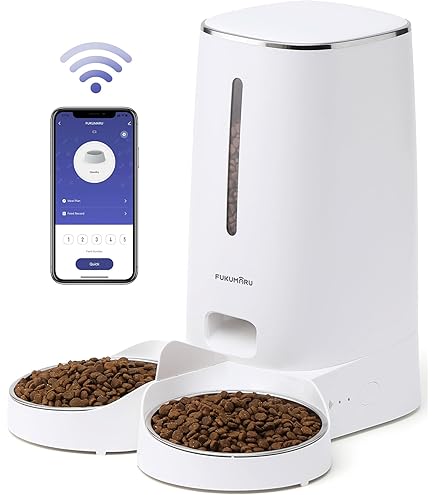 HoneyGuaridan Automatische Kattenvoerautomaat, 5G/2.4G WiFi