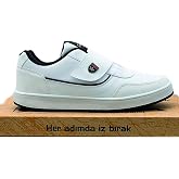FLY STEP F&uuml;me Cırtlı Sneaker Ortopedik Esnek Taban Rahat Nefes Alabilen G&uuml;nl&uuml;k Y&uuml;r&uuml;y&uuml;ş Spor Ayakkabı