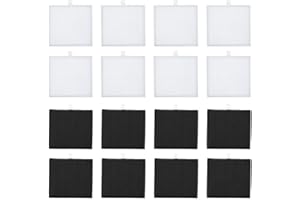 eecoo Parti di Ricambio per filtri per aspirapolvere per Chuwi ILIFE V8S Robot Mo E2Q7,8pcs Accessori per Kit di filtri a Carbone Attivo, buona stabilità e Durata