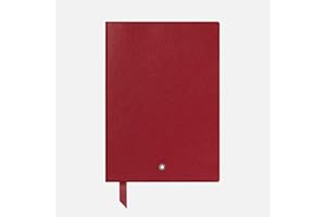 Montblanc 116521 Carnet #146 Fine Stationary - Rouge - Cuir - Couverture Souple - Ligné - 150 x 210 mm