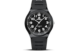 LN LENQIN Mens Watches Analog Quartz Watches Men 30M Waterproof Fashion Casual Man Designer Watches for Men Silicone Band Unisex Watch