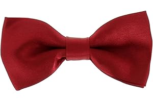 cravateSlim Noeud Papillon Garçon Couleur Unie - Noeud Papillon Enfant Garçon d'Honneur Mariage, Baptême - Collection Père et Fils, Papa et Enfant