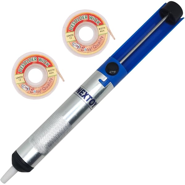 SMD Chip Removal Alloy With Flux Kit - Low Melting Point (58°C), 4.5 Ft, Includes No-Clean Tack Flux