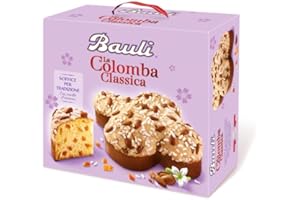 Bauli La Colomba Classica Easter Cake with Candied Orange 1Kg Baked Product Easter Dove of The Italian Tradition