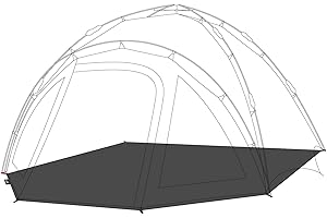 qeedo Quick Oak 3 Base de Suelo, Base de la Tienda, protección contra la Humedad + daños